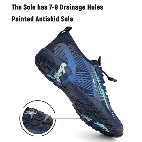 Water Shoes Womens Mens Aqua Beach Swim Shoes Quick Drying Barefoot Shoes for Swimming Pool Boating Surfing Diving Yoga - Image 5