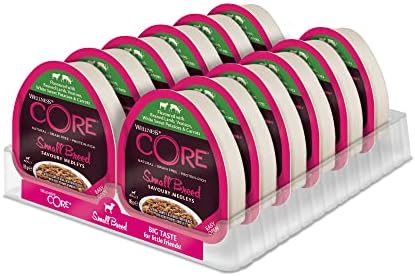 Wellness CORE Small Breed Savoury Medleys, Wet Dog Food for Small Dogs, Dog Food Wet for Smaller Breed, Grain Free, High Meat Content, Farmer Selection Mix, 85 g (Pack of 6)