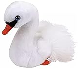 MZICXV 7,9' Realistisches Höckerschwan-Plüschtier, Sitzender Schwan, Weiches...