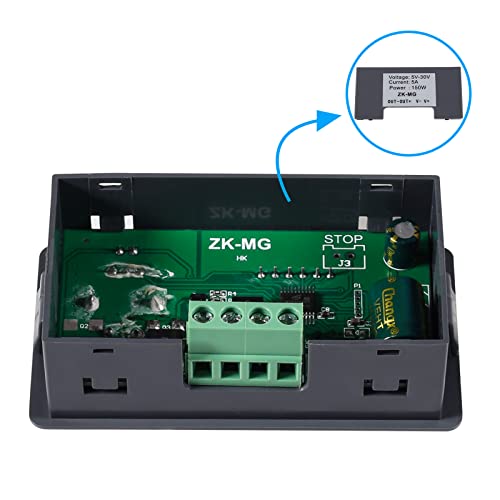 Diitao PWM DC 5V 12V 24V 150W Motor Speed Controller, Adjustable Speed Regulator with Stepless Variable Rotary Switch, Digital Display, H07613 - Thumbnail 5