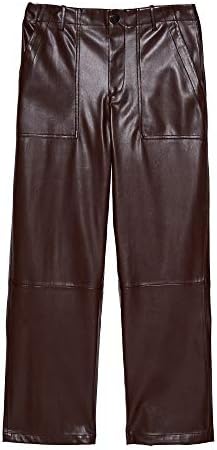 Zara Women Faux leather cargo trousers 
