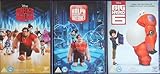 Wreck-It Ralph Complete 1-3 Collection / 1. Wreck It Ralph + short film Paperman / 2. Ralph Breaks The Internet / 3. Big Hero 6 + short film Feast / 3 movies dvd collection