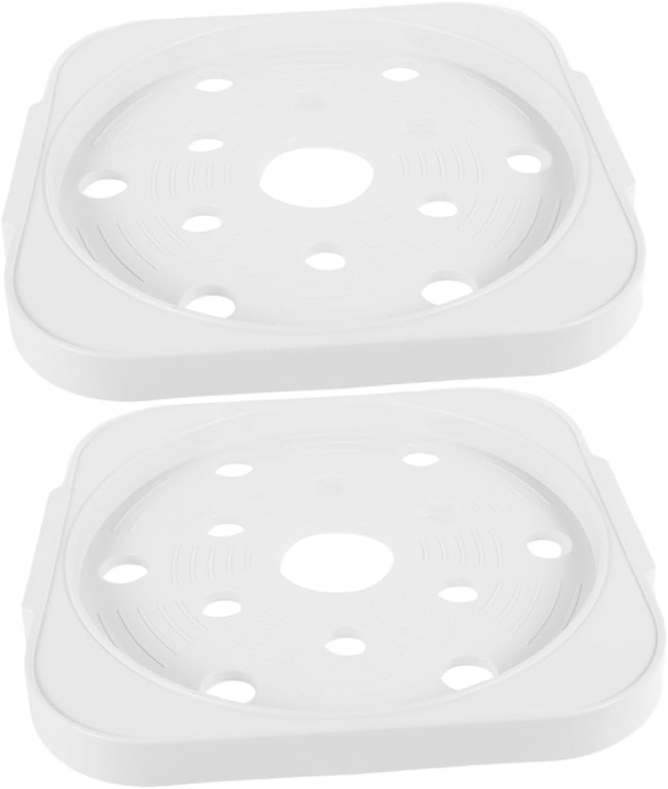 2pcs Gas Cylinder Base Casters Movable Propane Tank Tray for Sturdy Construction Versatile Storage for Home Use