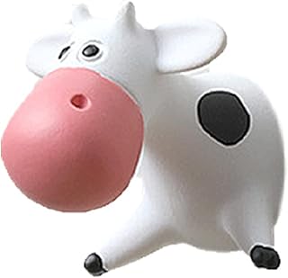 Cow Refrigerator Magnet Stickers Lying on Their Stomachs Cartoon Cute 3D Resin Magnets Design Kitchen