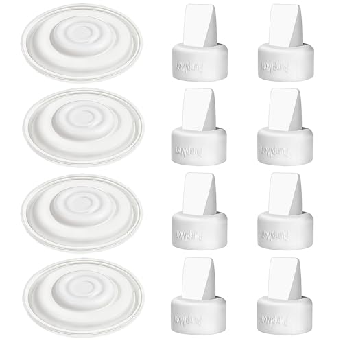Image of PumpMom Silicone Membrane and Duckbill Valves, Compatible with Spectra S1 Spectra S2 Spectra SG 9 Plus and Motif Pumps