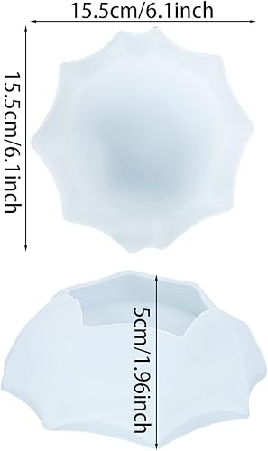 Miniatura 7 de Envuelto para regalo para Zayookey Dish Moldes de silicona moldes de placa de diez esquinas para fundición de resina moldes de bandeja de platos