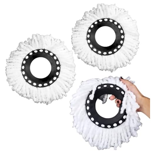 Refil Mop Giratório - Universal - Kit Com 3 Unidades - Nybc