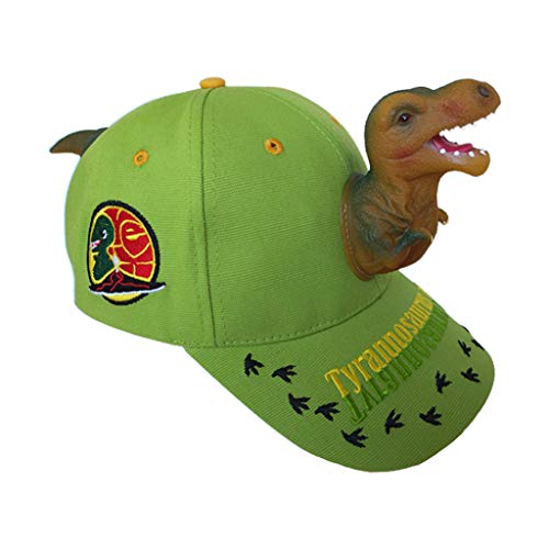 Casquette baseball dinosaure 3D coton respirant contre chaleur et sueur