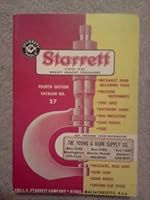 Starrett Catalog No. 27, Fourth Edition B002AJYWFI Book Cover
