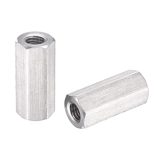 Écrous hexagonaux M10 x 1,5 mm longs de 40 mm en acier inoxydable 304 lot de 5 pièces