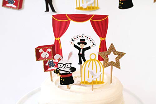 Magic Show - Cake / Cupcake Toppers, 11 ct