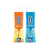 DUREX PLAY WÄRMEND Gleitgel für sinnliches und intensives Empfinden beim Liebesspiel mit sanftem Wärmeeffekt / Play Feel Prickelnd mit einem speziellen Inhaltsstoff, welcher zugleich prickelt, wärmt und kühlt