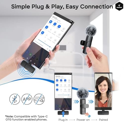 Image of AI K9 Professional Wireless Microphone for YouTube, AI Noise Cancelling Lavalier Mic for Video Recording, Best Wireless Mic for Content Creators
