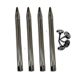 Game Room Guys Chrome Pinball Leg Levelers and Bolts