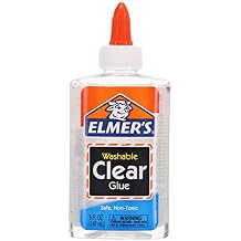 Elmers E305 Washable School Glue, 5 oz Bottle, 12 Pack, Clear
