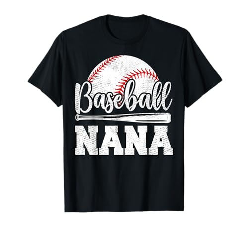 Baseball Nana Baseball Player Game Day Mother's Day T-Shirt