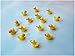 Pack of 36 Tiny Duck Charms Little Duck Resin Beads for Slime Decorations, Dollhouse Miniatures, Crafts Ornaments