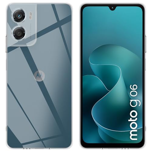 For Motorola Moto G06 �P�[�X �J�o�[ AUDASO �N���A �\�t�g�J�o�[ ����TPU �����Y�ی� ���^ �����h�~ ���S�ی� �w��h�~ ���ϖh�~ �y�� �S�ʕی�J�o�[