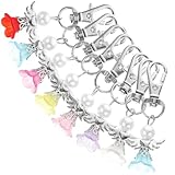 Holibanna Llaveros Alas de Ángel Multiusos 8 Piezas, Adornos Colgantes de Bricolaje para Bodas y Recuerdos, Amuletos de Ángel Guarda en Colores Mixtos, Accesorios Color Aleatorio