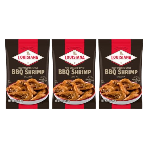 Louisiana Fish Fry Shrimp BBQ Mix 1.5oz (Pack of 3)
