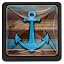 Anchor on Planks Rustic