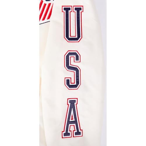 Image of Pro Standard National Teams mens Mens Usmnt Classic Chenille Satin Jacket