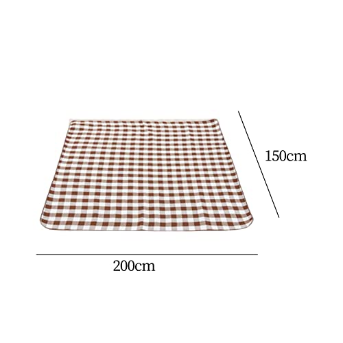 Baoblaze Cobertor de piquenique PU alça de couro cobertor ao ar livre tapete de praia portátil tapet