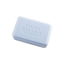 Panier des Sens Shea butter natural bar soap Sea Mist, bath & body soap bars - Made in France 95% natural - 2 bars, 7oz/200g each
