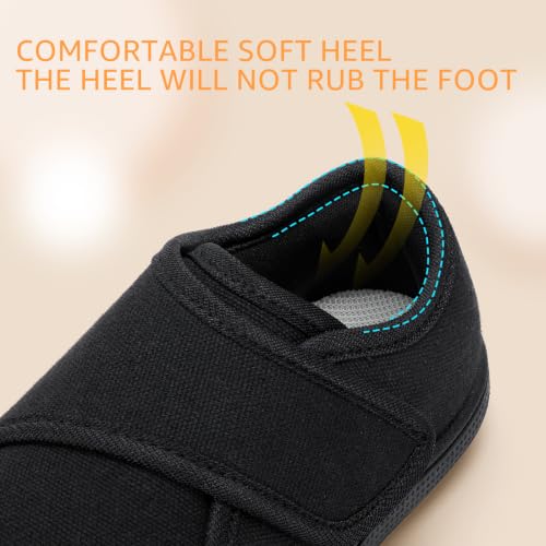 STQ KIDS Wide Toe Box Chaussures d'école pieds nus pour garçons et filles - Noir - Semelles plimsolls en polyéthylène - Pour la première marche - Antidérapantes - Douces et légères - Respirantes – vue 9
