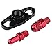 Qiilu Car Fuel Rail Adapter, Fuel Rail Pressure Regulator Adapter Perfect Matching with Fittings for Toyota Nissan