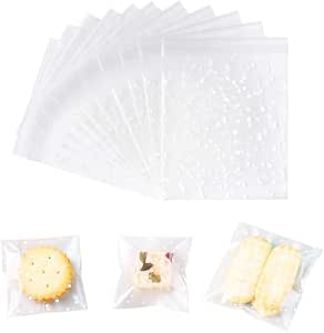 VEYLIN Sacchetti Cellophane Halloween 250 Pezzi | 5 Disegni 10x10 Cm Autoadesivi Per Dolcetti - 5