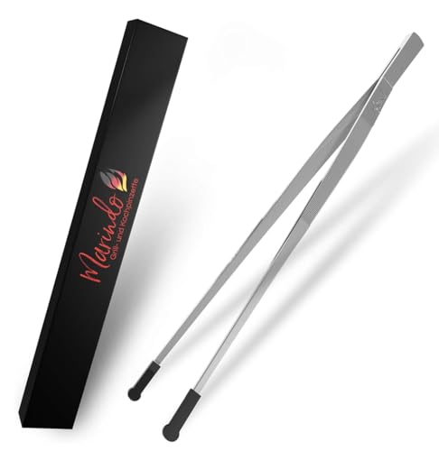 Marindo® Grillpinzette | Kochpinzette | Küchenpinzette | 30cm lang |...