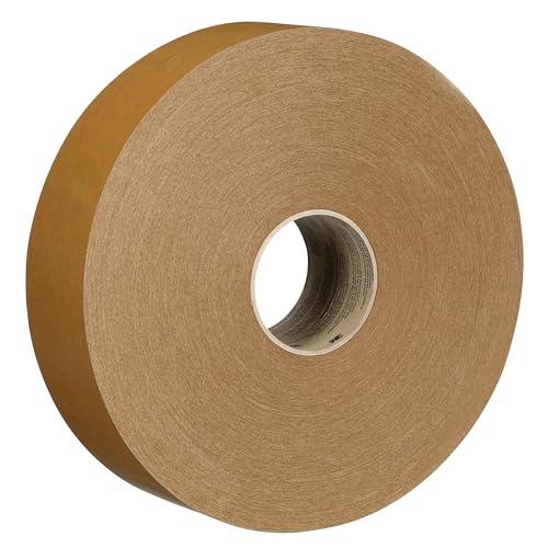 Image of 3M Scotch Performance Paper Box Sealing Tape 570, Brown, 2.8 inch x 547 yd | (72 mm x 500 m), 1 Roll, Recycle-Compatible, Great for Packaging, Shipping, and Moving