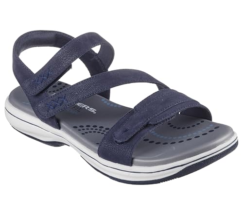 Skechers Sandali da donna Bayshore Basic Necessity, Blu navy, 5 UK (8 US)