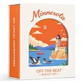 Minnesota Adventure Bucket List Cards, 50 Scratch-Off Cards by State