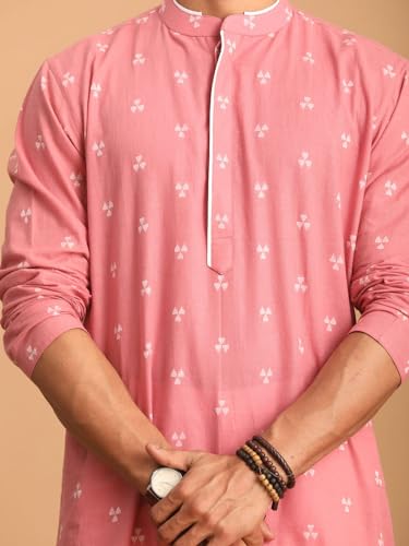 Image of Shvaas By Vastramay Men's Green Cotton Kurta
