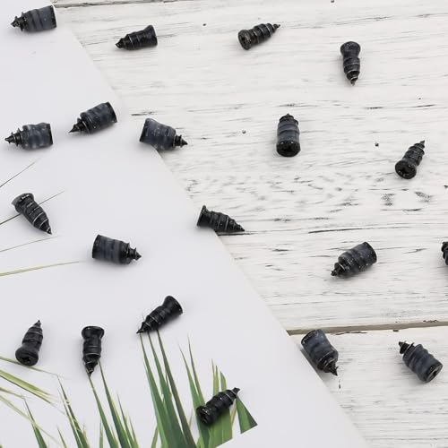Image of Tyre Repair Kit Rubber Nails with Screwdriver (Pack of 10) | Universal Tubeless Tire Puncture Repair Kit | Self-Service Emergency Tire Repair Tool for Car, Motorcycle, SUV, Scooter & Auto