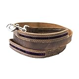 Rustic Mayan Dog Leash (6 feet) Handmade by Hide & Drink :: Tropical Purple