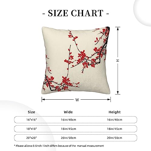 Housses de coussin cerisier japonais pour chambre cocooning - 5