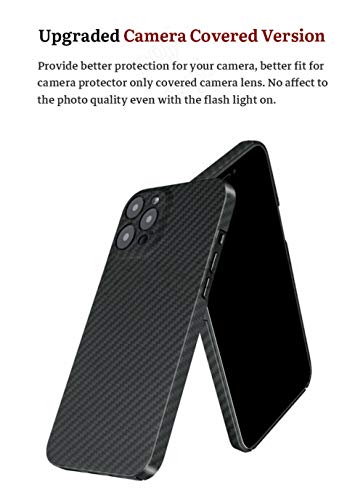 Boîtier en carbone résistant aux rayures pour iPhone 12 Pro : coque aramide de haute qualité - 3