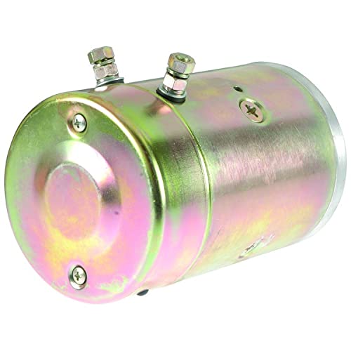 Parts Player New 12 Volt Snow Plow Mower Compatible with Meyer E57 E57H E-57 E60H E60 E-60 Pumps CW Slotted Shaft Insulated Ground 4.5" Case Dual Ball Bearing 15829, 15841, 15869 1306007 AMJ4739 by Parts Player - Image 2