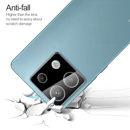 Image of ZARALA Glass Camera Lens Protector For Redmi Note 13 5G [9H Hardness] [6D Lens Protector ] [Easy Installation] Black (Redmi Note 13 5G)
