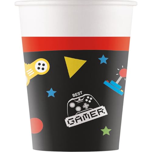 Gaming Party Set avec vaisselle jetable, nappe et gobelets - 4