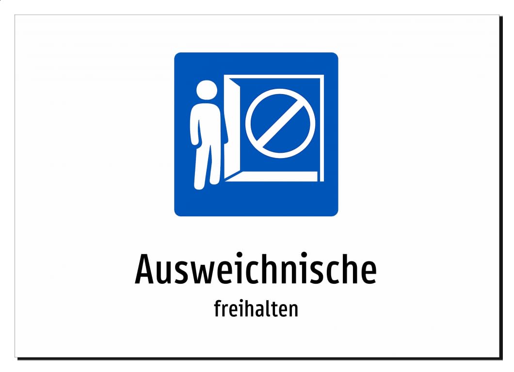 44588-DE-S-09 | Ausweichnische - freihalten