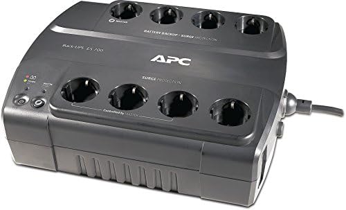APC BE700G-GR Back-Unterbrechungsfreie Stromversorgung 405 W-700VA 230 V- 8 Ausgänge schwarz