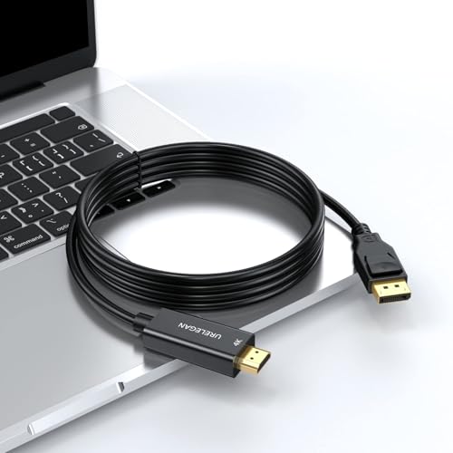 DisplayPort to HDMI Cable 6 feet 10-Pack, 4K Display Port to HDMI Cables Uni-Directional Display Port to HDMI Cord for Dell, Monitor, Projector, Desktop, AMD, Lenovo, HP, ThinkPad and More
