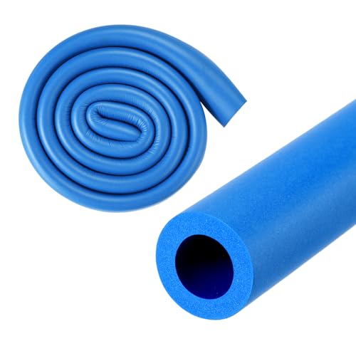 M METERXITY Pipe Insulation Foam Tube, 18mm ID 30mm OD 3.3Ft 1m Length, Soft Flexible Foam Tubing Pipe Foam Insulation for Handle Grip Support/Guitar Stand/Roof Racks [Blue]