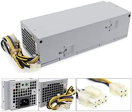 Upgraded 240W 3650 Power Supply Replacement for Dell Optiplex 3650 7040 3040 3656 5040 (SFF)B240NM-00 HU240AM-00 AC240EM-00 P/N: 4GTN5 4R1KT D7GX8 HGRMH 2P1RD H62JR 3RK5T 6WX7D 0M1C3(8+4PIN Connector)