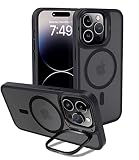 chitri Compatible with iPhone 14 Pro Case with Ring Stand, Camera Kickstand Magnetic Case, [Compatib
