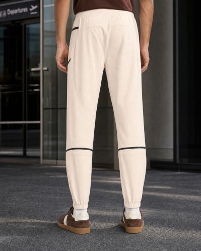 Image of NOBERO Men's Oversized Travel Joggers | Loose Fit | Baggy Relaxed Fit Joggers for Travel